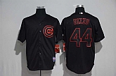 Chicago Cubs #44 Anthony Rizzo Black Fashion Cool Base Stitched Jersey,baseball caps,new era cap wholesale,wholesale hats